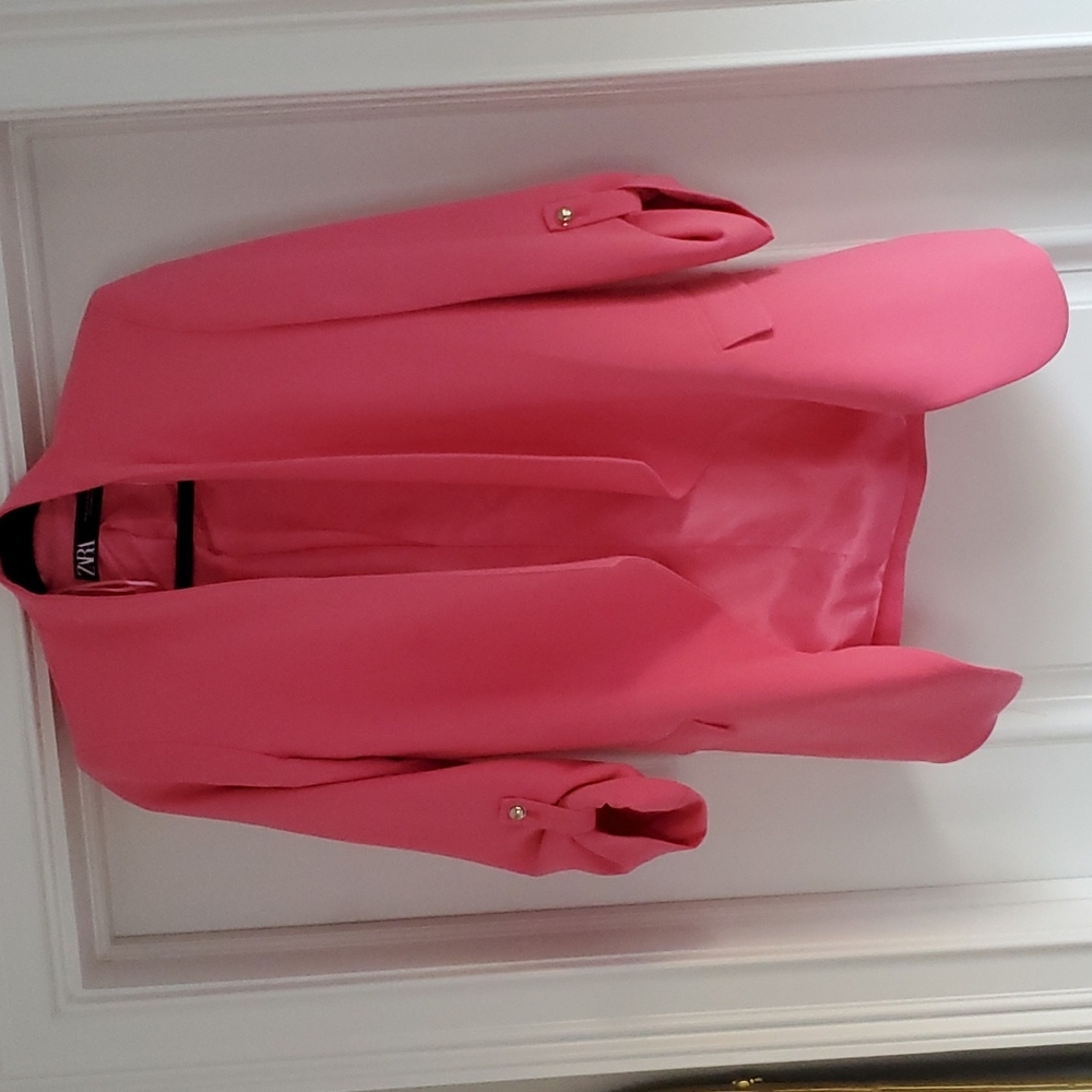 Zara pink blazer
